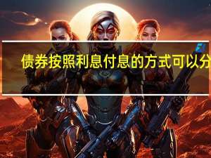 债券按照利息付息的方式可以分为
