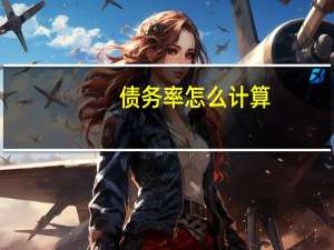 债务率怎么计算