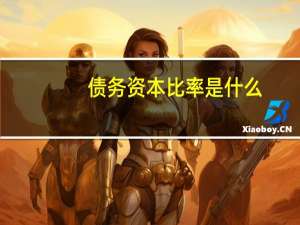 债务资本比率是什么