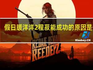 假日暖洋洋2程菽能成功的原因是什么