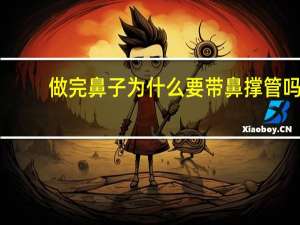 做完鼻子为什么要带鼻撑管吗(鼻撑会弄大鼻子吗)