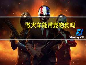 做火车能带宠物狗吗