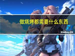 做烧烤都需要什么东西