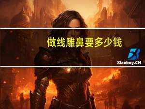 做线雕鼻要多少钱(平常的玻尿酸隆鼻需要花多少钱)