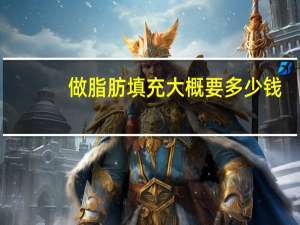 做脂肪填充大概要多少钱？自体脂肪填充大概多少钱