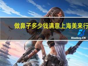 做鼻子多少钱满意上海美来行，上海哪里做鼻子好