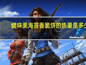 健味美 海苔香脆饼的热量是多少