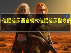 催眠暗示语言模式催眠暗示指令的种类