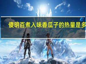 傻明 百煮入味香瓜子的热量是多少