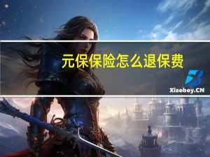 元保保险怎么退保费（元保怎么退保险）