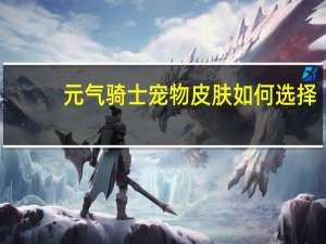 元气骑士宠物皮肤如何选择