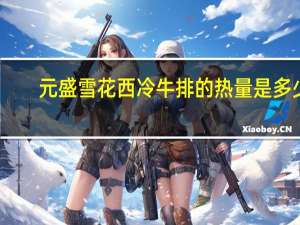 元盛 雪花西冷牛排的热量是多少