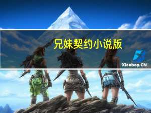 兄妹契约小说版（兄弟契约）
