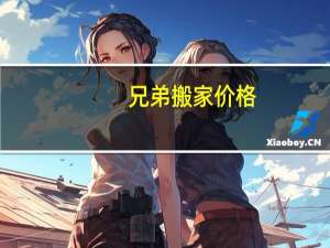 兄弟搬家价格