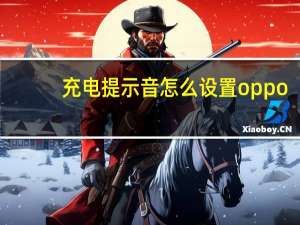 充电提示音怎么设置oppo（充电提示音怎么设置）