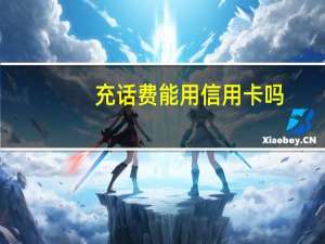 充话费能用信用卡吗（工行信用卡充话费的方法有几种好用吗）