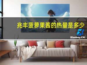 兆丰 菠萝果酱的热量是多少