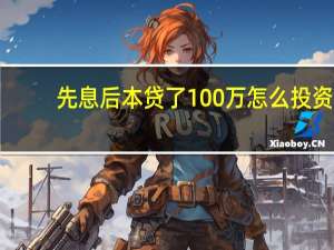 先息后本贷了100万怎么投资（先息后本贷款大忌）