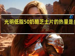 光明 低脂50%奶酪芝士片的热量是多少