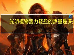 光明 植物活力轻盈的热量是多少