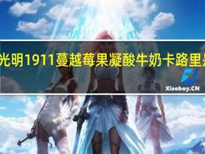 光明 1911蔓越莓果凝酸牛奶卡路里是多少