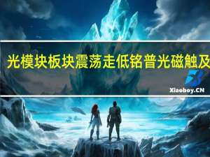 光模块板块震荡走低 铭普光磁触及跌停