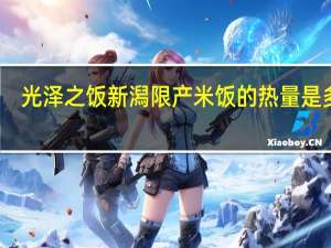 光泽之饭 新潟限产米饭的热量是多少