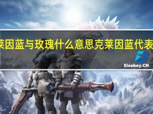 克莱因蓝与玫瑰什么意思 克莱因蓝代表什么寓意