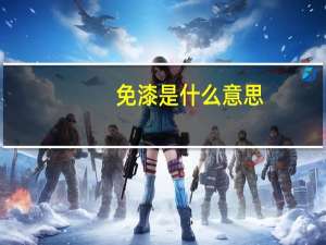 免漆是什么意思