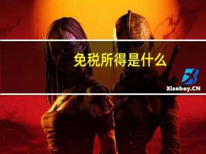 免税所得是什么