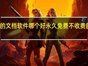 免费的文档软件哪个好 永久免费不收费的APP软件