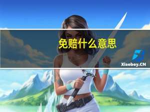 免赔什么意思
