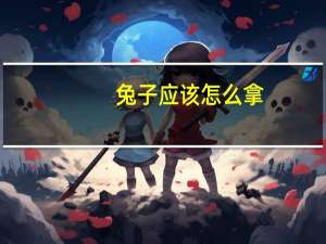 兔子应该怎么拿