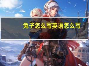 兔子怎么写英语怎么写