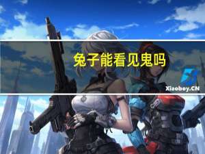 兔子能看见鬼吗