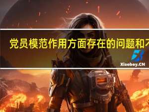 党员模范作用方面存在的问题和不足（党员模范作用方面存在的问题）