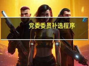 党委委员补选程序