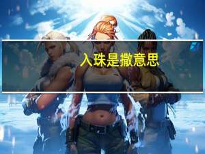 入珠是撒意思（入珠是什么意思啊）
