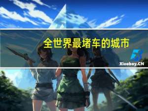 全世界最堵车的城市