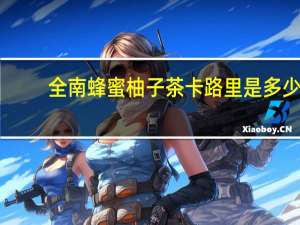 全南 蜂蜜柚子茶卡路里是多少