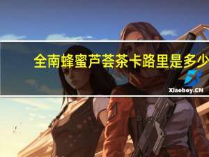 全南 蜂蜜芦荟茶卡路里是多少