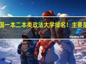 全国一本二本类政法大学排名！主要是二本类！