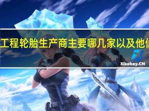 全国主要工程轮胎生产商主要哪几家以及他们的品牌是什么