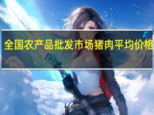 全国农产品批发市场猪肉平均价格为20.26元/公斤比昨天上升0.9%
