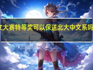 全国创新作文大赛特等奖可以保送北大中文系吗 创新英语作文大赛