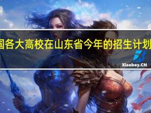全国各大高校在山东省今年的招生计划会是什么