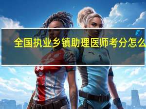 全国执业乡镇助理医师考分怎么查