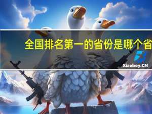 全国排名第一的省份是哪个省