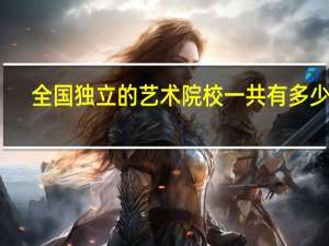 全国独立的艺术院校一共有多少所