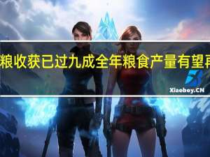 全国秋粮收获已过九成 全年粮食产量有望再创历史新高